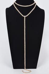 Shine On Me Double Layered Choker Necklace - Gold