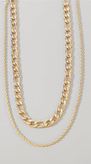 Zia Chain Layer Necklace - Gold