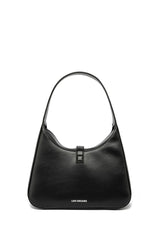 Crescent Black Shoulder Bag