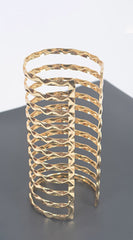 Cece Metal Cuff Bracelet - Gold