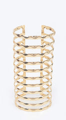 Cece Metal Cuff Bracelet - Gold