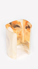 Amia Metal Cuff Bracelet - Gold
