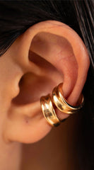 Tia Non-Piercing Ear Cuffs 2 peice Set - Gold