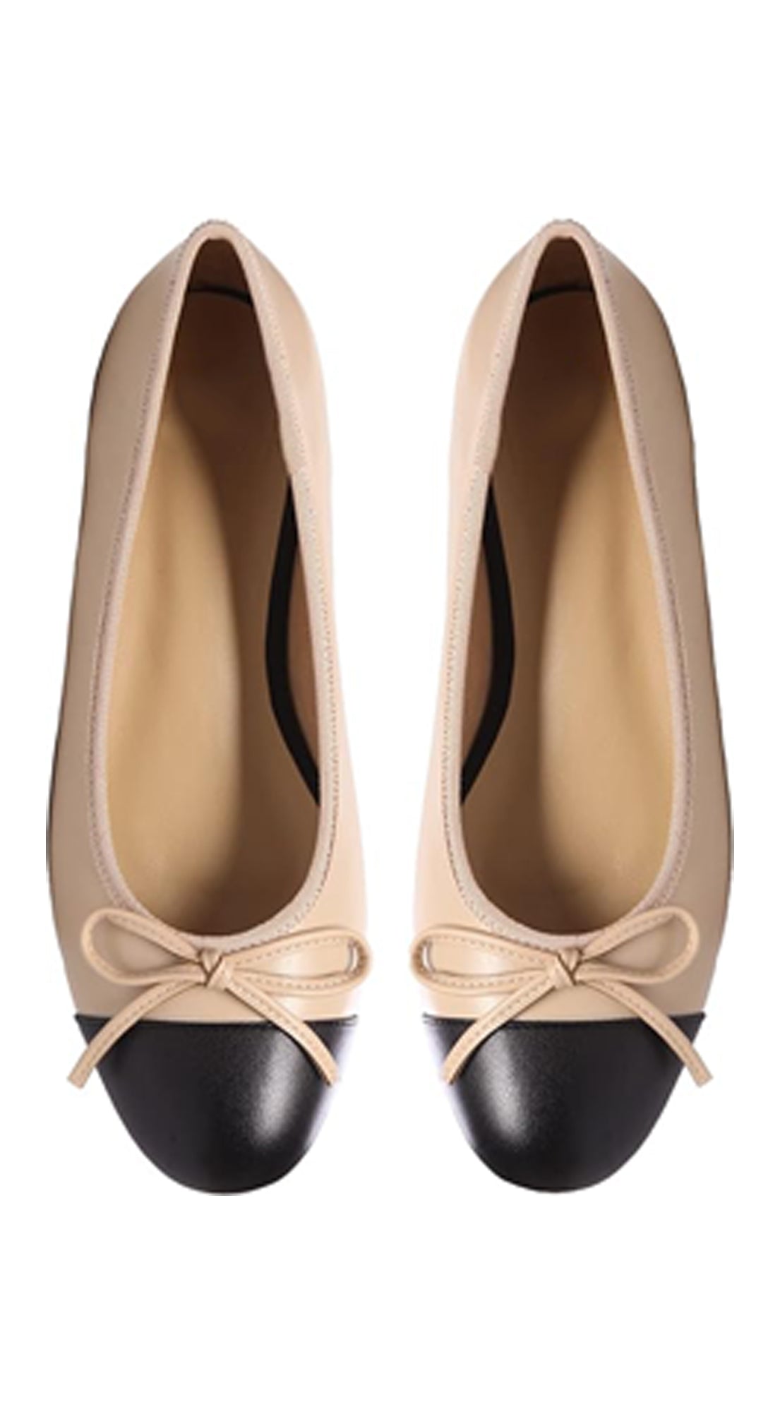 Emprada Women s Bella Black Nude Ballet Flat 6.5 Black