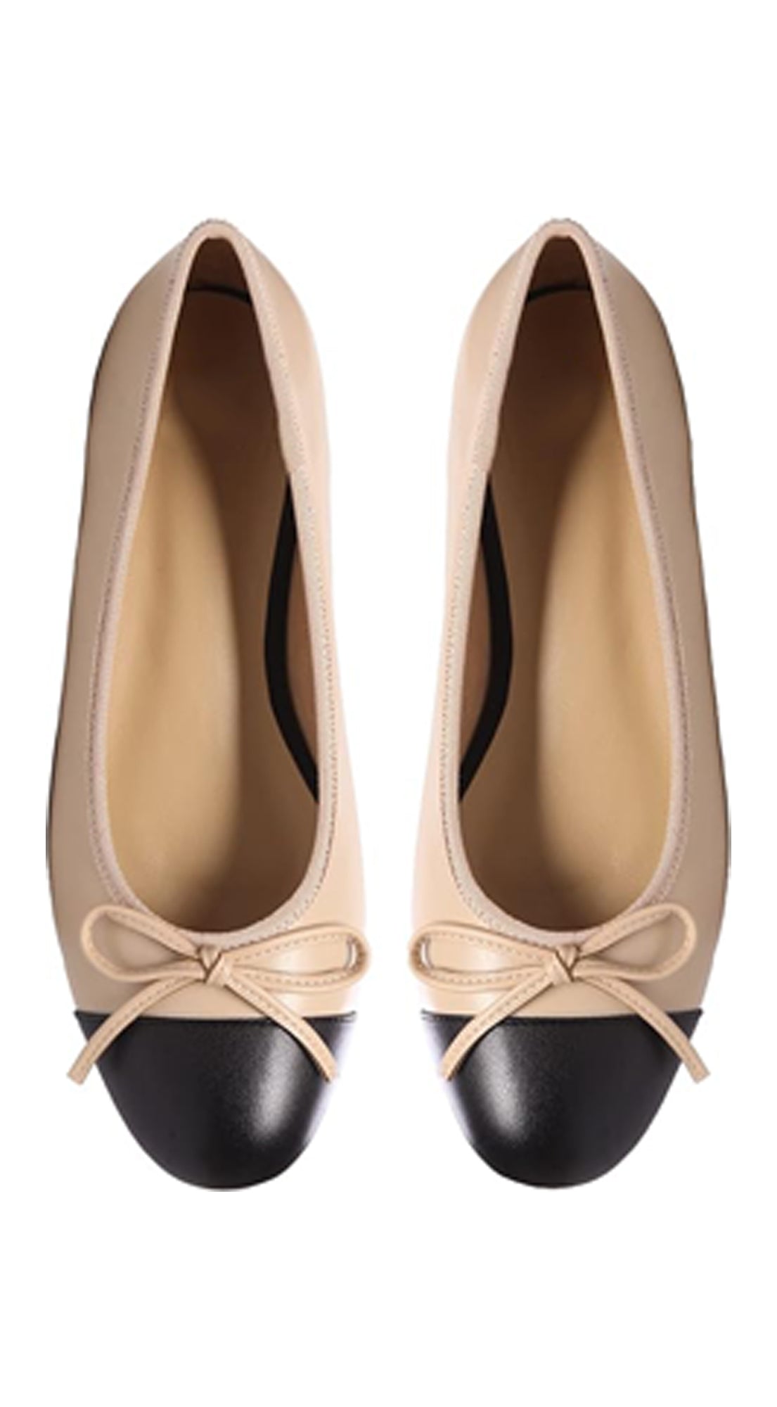 Bella Black Nude Ballet Flat