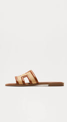 Valenza H Flat Sandal - Brown