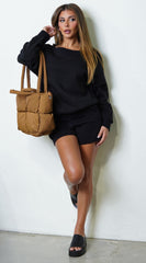 Anastacia Lounge Set - Black