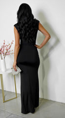 Sureya Maxi Dress - Black