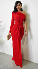 Avyan Maxi Dress - Red