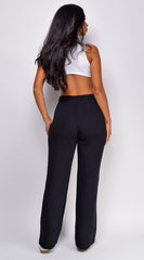 Millie Straight Leg Jogger - Black