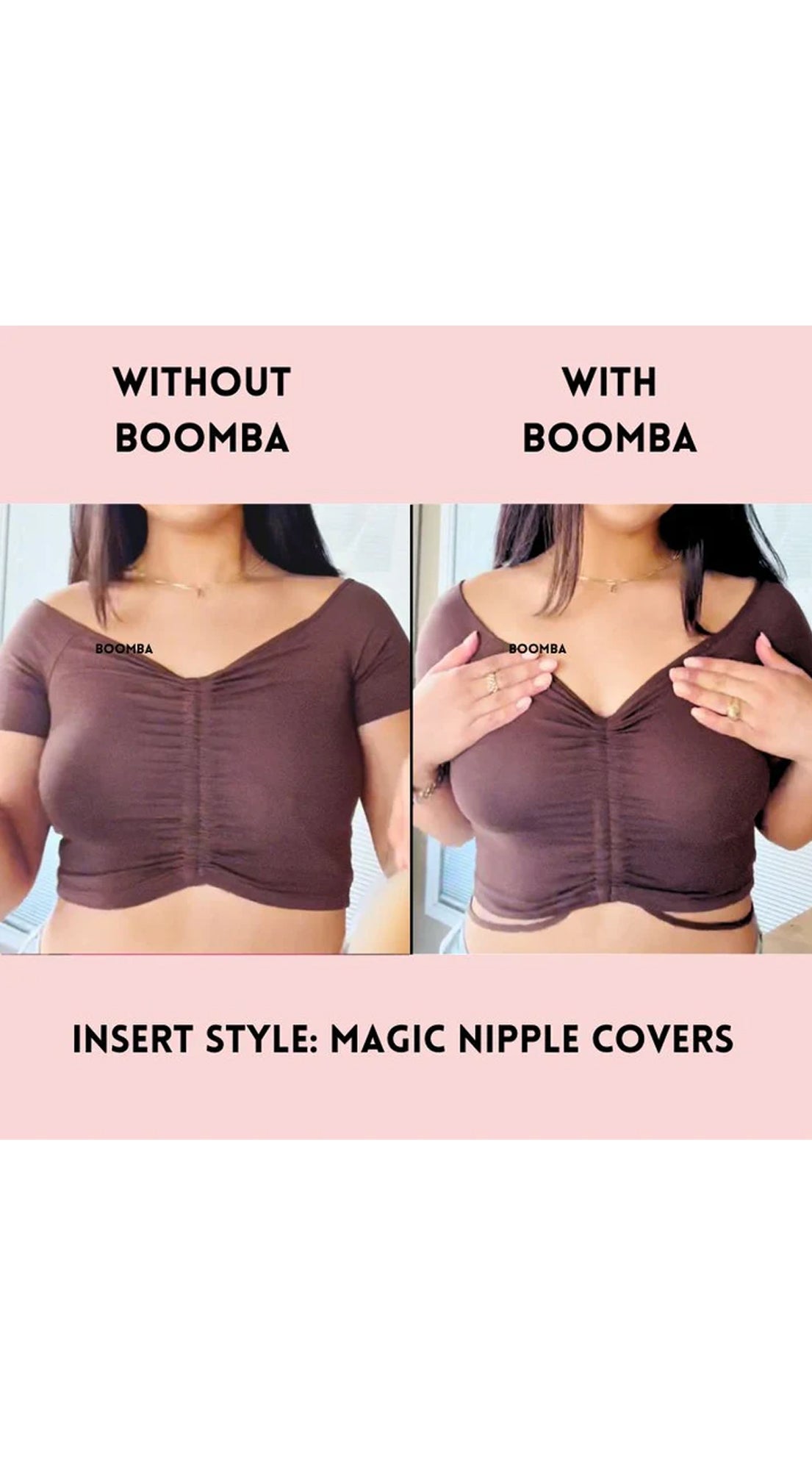 Boomba Magic Nipple Covers - Beige