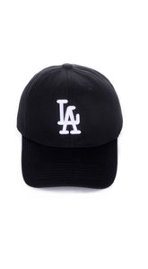 LA baseball cap - Black