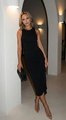 Thalía Midi Dress - Black