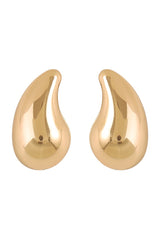 Water Drop Gold Earrings