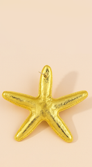 Starfish Earrings - Gold