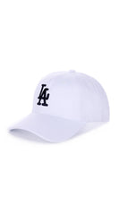 LA baseball cap - White