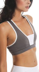 Track & Field Bra - Gray