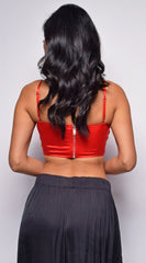 She's The One Red Crop Top