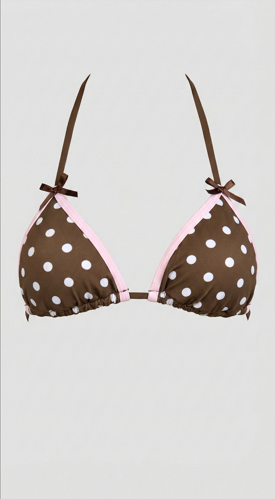 Malibu Polka Dot Bikini Set - Brown