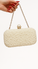 Opal Essence Pearl Clutch - Gold