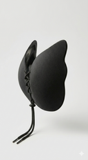 Push-Up Strapless Black Backless Invisible Bra