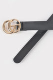 Simple Black CG Buckle Belt