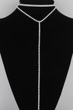Double Take Silver Double Layered Necklace