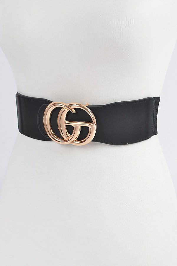 CG Metal Buckle Stretch Waist Belt