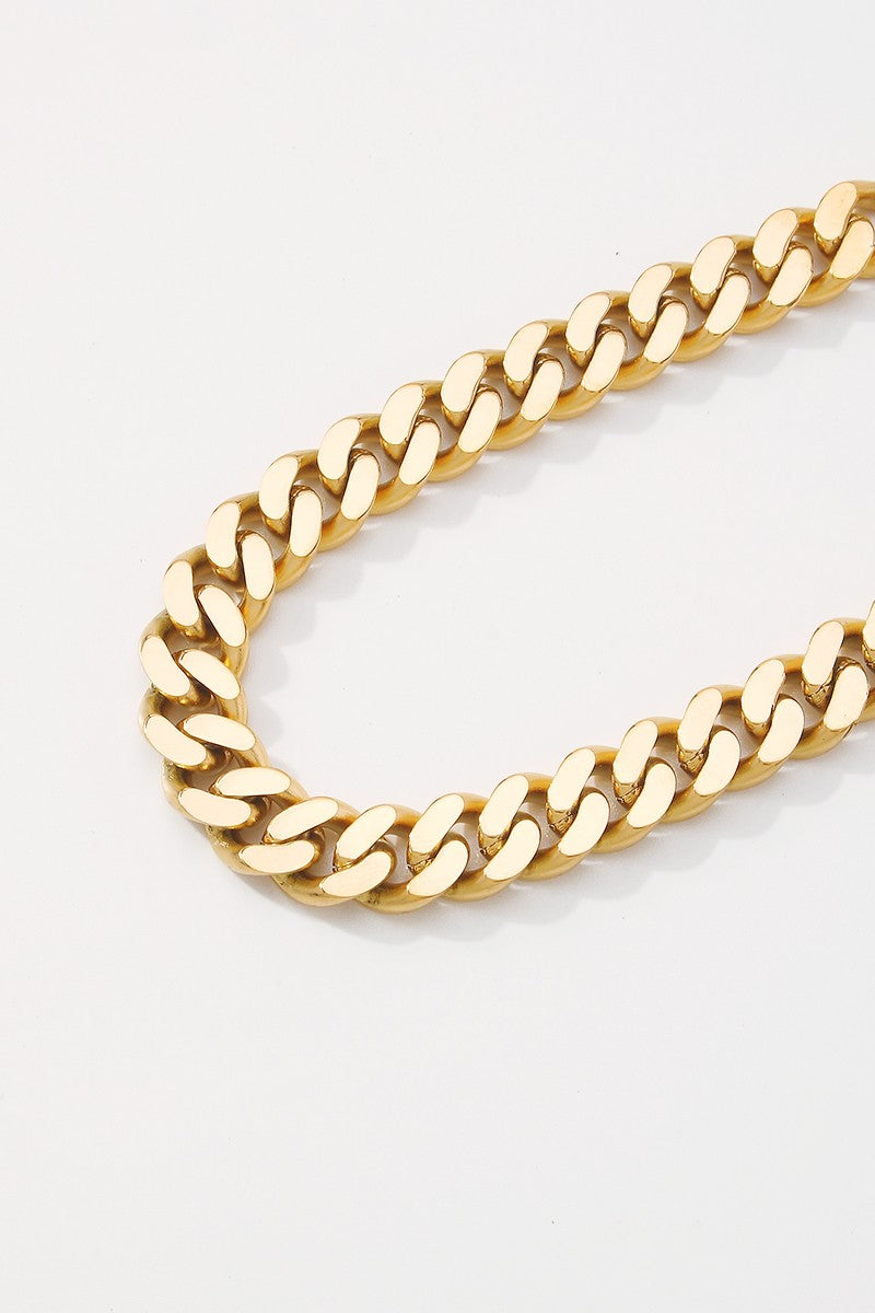 Be Bold 18K Gold Plated Chain Bracelet