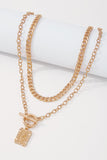 Rose Link Chain Gold Choker Necklace