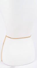 Multi Chain Layered Belt - Gold