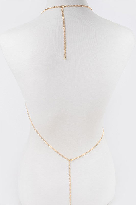Seduction Bra Chain - Gold
