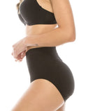High Waisted Black Padded Bottoms Seamless Panty