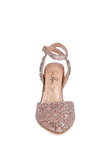 Valentina Rose Gold Glitter Heel
