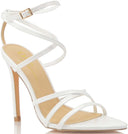 Annabella Strappy Heel - White