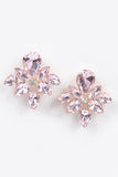 Ready For Love Pink Rhinestone Earrings