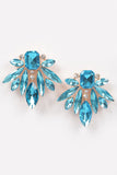 Adore You Aqua Blue Rhinestone Earrings