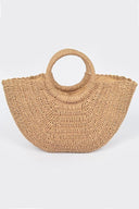 Sandy Shores Straw Bag - Khaki