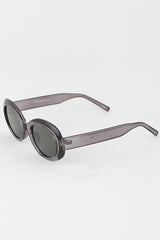 Kylie Oval Sunglasses - Gray