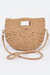 Seaside Serenity Straw Tote - Khaki