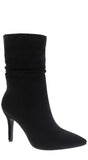 Costanza Black Heel Booties