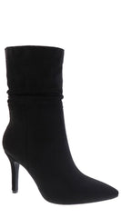 Costanza Black Heel Booties