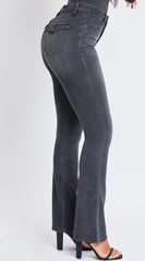 Roanna Faded Black Ultra High Rise Bootcut Denim Jeans