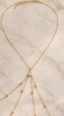 Miko beaded Waist body Chain - Gold
