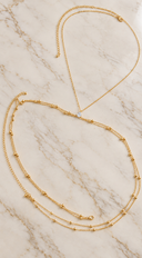 Miko beaded Waist body Chain - Gold