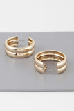 Too Lovely Glossy Double Hoop Earrings