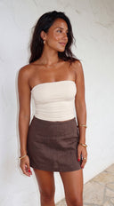 Mila Tube Top - Cream