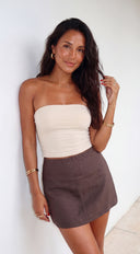 Soreya Mini Skort - Brown