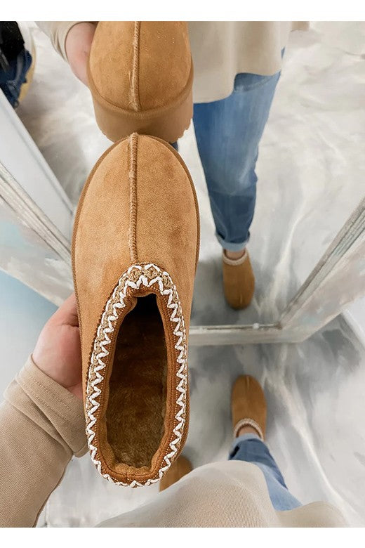 Tamara Tan Platform Booties - Brown