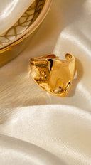 Rya 18K Gold Plated Irregular Ring - Gold